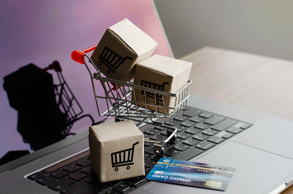 Retail team reviewing emerging ecommerce trends